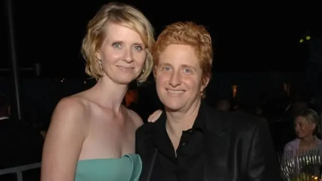 Cynthia Nixon ve karısı Christine Marinoni