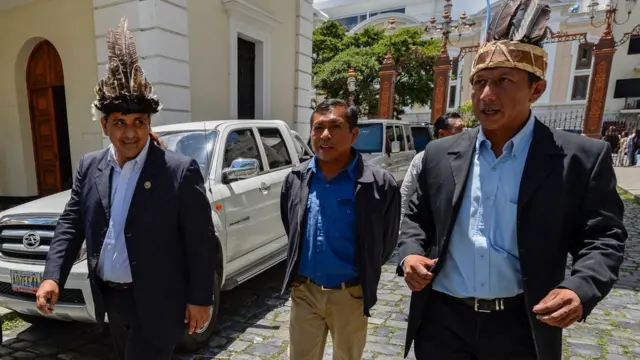 Diputados indígenas en Venezuela
