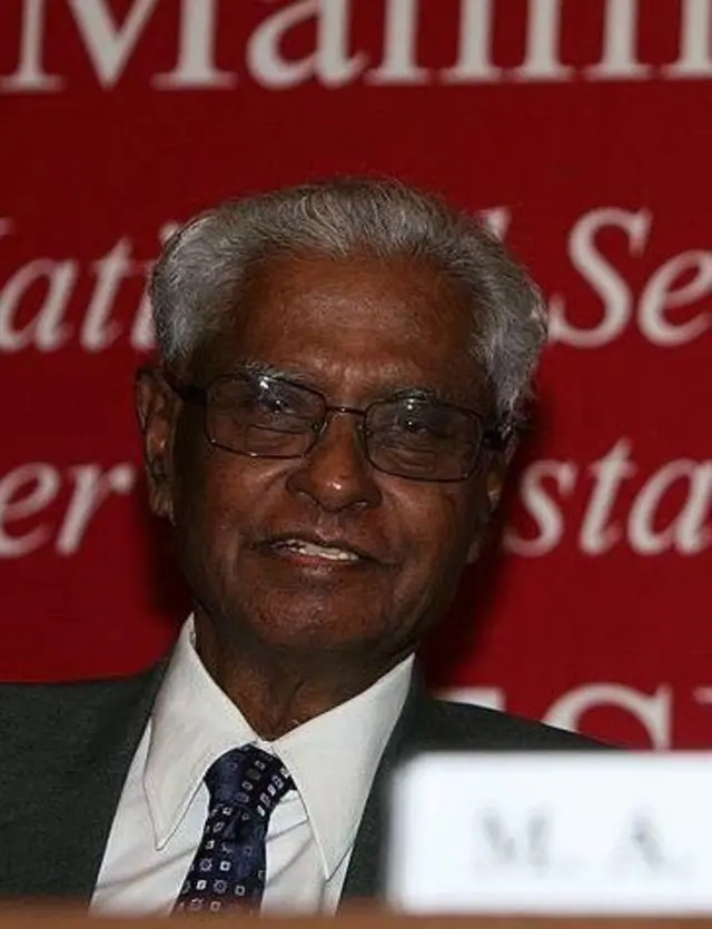 भारतीय रक्षा संस्थान के तत्कालीन अध्यक्ष के सुब्रमण्यम