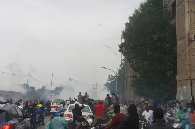 Une manifestation de la société civile qui a dégénéré à Ndjamena