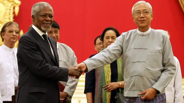 นายโคฟี อันนัน อดีตเลขาธิการสหประชาชาติ