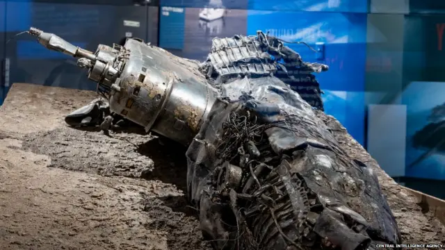 ਡੁੱਬੀ ਅਤੇ ਖਰਾਬ ਹੋਈ K-129 ਪਣਡੁੱਬੀ ਦਾ ਮਾਡਲ