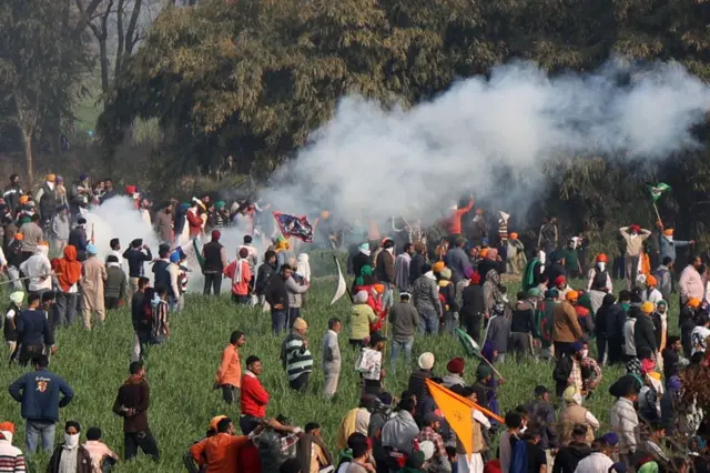 ખેડૂતો આંદોલન દિલ્હી 