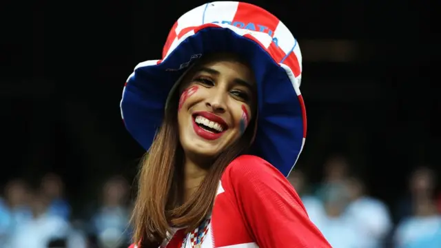 Хорватська вболівальниця