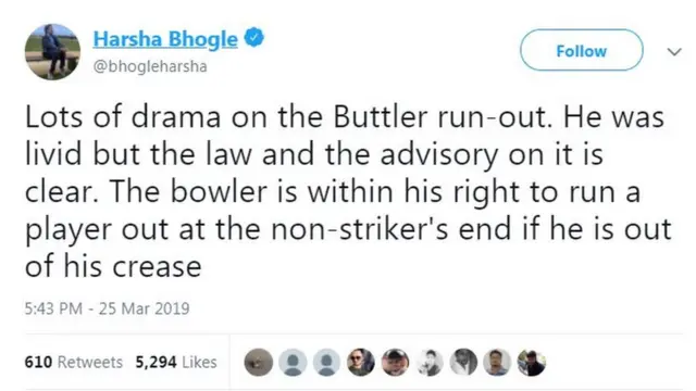 ஜோஸ் பட்லரை, அஷ்வின் அவுட் செய்த விதம் சரியா?