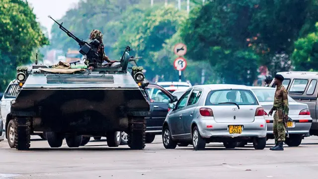 Бронетехника в Хараре