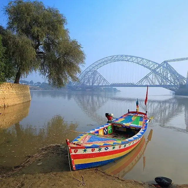 Barco no rio Indo