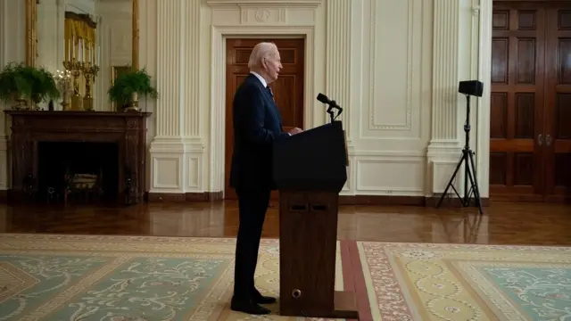 Joe Biden se dirige à nação