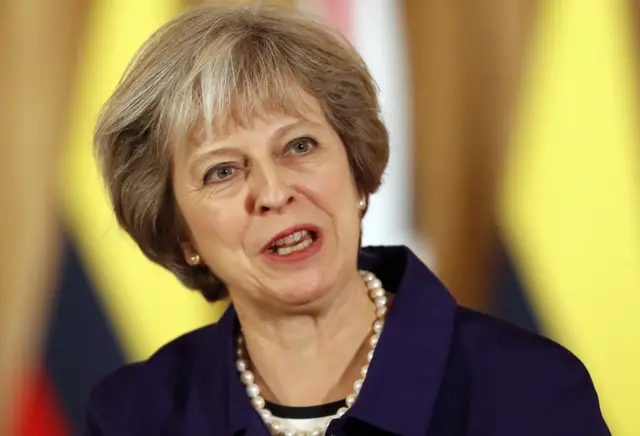La primera ministra de Reino Unido, Theresa May.