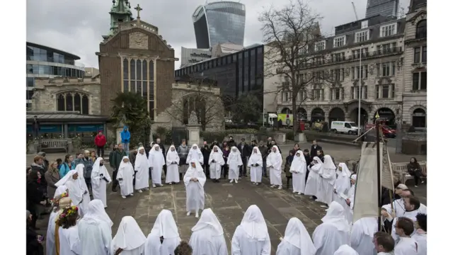 London Druids Celebrate The Spring Equinox
