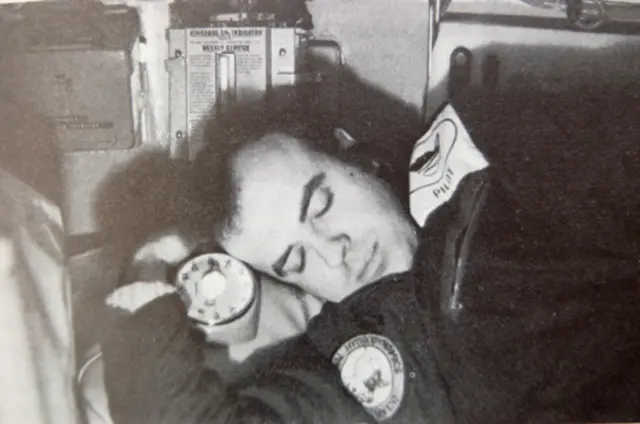 Roger Chapman asleep
