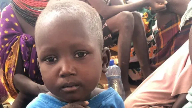 Watoto pia hawajasazwa na baa hili la njaa.