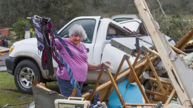 अमरीका में आंधी-तूफान