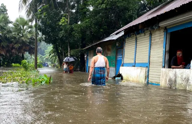 বন্যা প্লাবিত নোয়াখালী