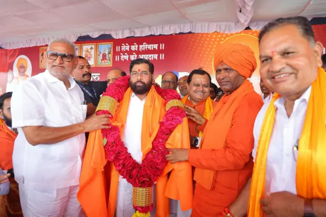 श्री क्षेत्र पंचाळे येथील अखंड हरिनाम सप्ताह सोहळ्यात मुख्यमंत्री एकनाथ शिंदे 