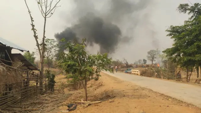 ဧပြီလ ၁၁ ရက် လေကြောင်းတိုက်ခိုက်ခံရမှုအပြီး အခြေအနေ