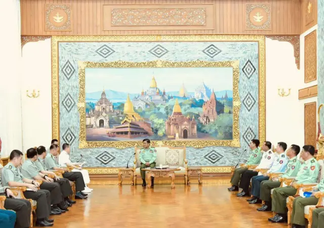တောင်ပိုင်းစစ်နယ်ဝန်းကွပ်ကဲမှုဌာနချုပ် ကိုယ်စားလှယ်အဖွဲ့ နေပြည်တော်ကို ရောက်နေ
