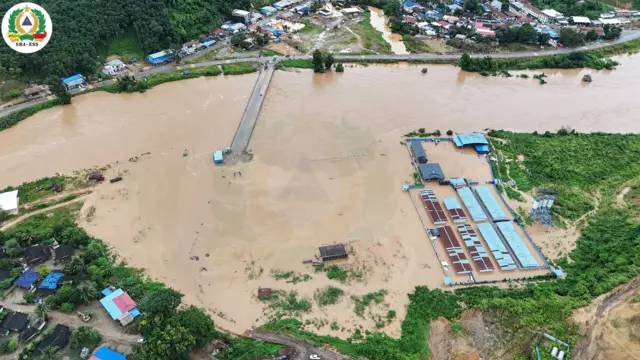 မိုင်းလားမှာရေကြီးတဲ့အခြေအနေ