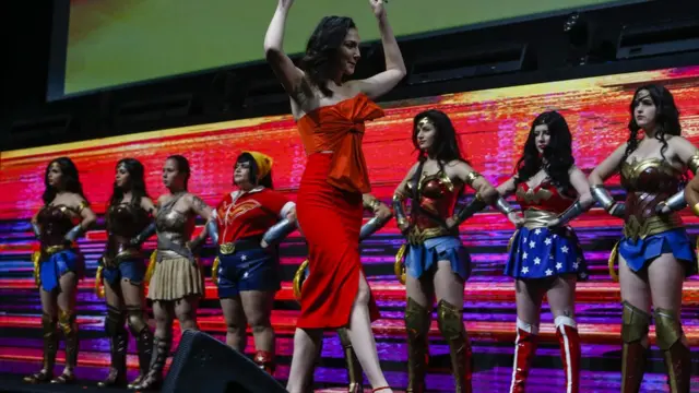 актриса Гал Гадо на представлении нового фильма в Сан-Паулу, декабрь 2019