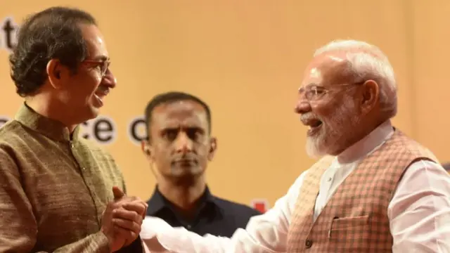 ઉદ્ધવ ઠાકરે અને નરેન્દ્ર મોદી