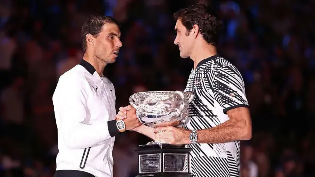 راجر فدرر با پیروزی مقابل رافائل نادال قهرمان اوپن استرالیا ۲۰۱۷ شد