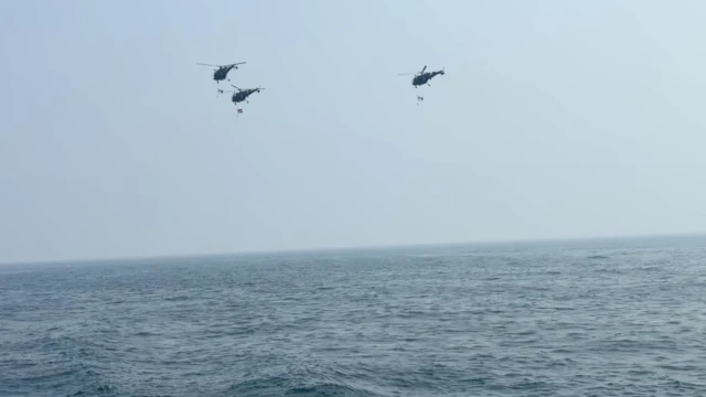 బంగాళాఖాతం, ప్లీట్ రివ్యూ రిహార్సల్, విశాఖ