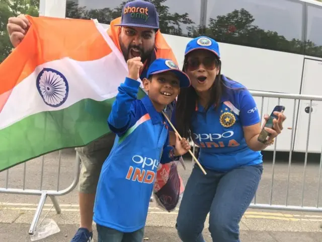 સાઉથૅમ્પટન પહોંચેલા ભારતીય પ્રશંસક