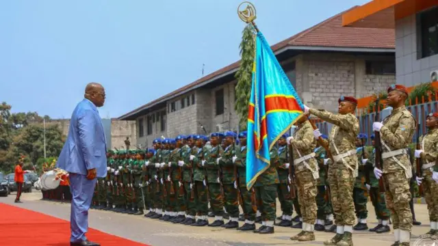 Kuva mu 2022 Perezida Tshisekedi amaze kongera mu ngabo abasirikare bashya barenga ibihumbi 50