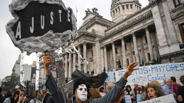 Protesta en Argentina