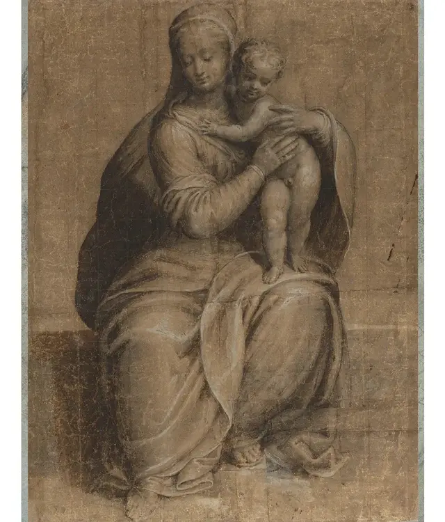 Lukisan The Virgin and Child (c1570-80) karya Bernadino Campi. 