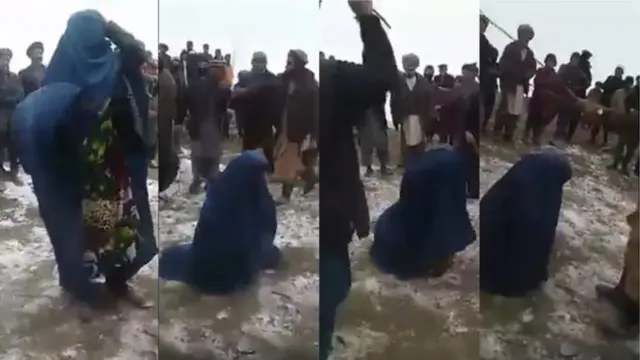 وړاندې هم د طالبانو او نا مسؤولو وسله والو له لوري د ځینو صحرايي محکمو وېډیوګانې خپرې شوې دي.