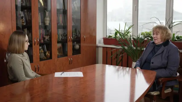 Елла Лібанова в Інституті демографії та соціальних досліджень