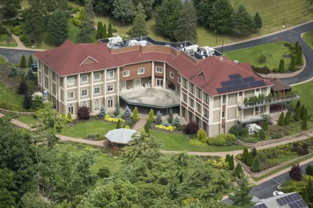 Gülen'in yıllarca konakladığı, Pensilvanya'daki yerleşke 