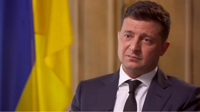 Ukrainian President Volodymyr Zelensky