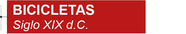 Bicicletas siglo XIX