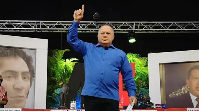 Diosdado Cabello durante o programa