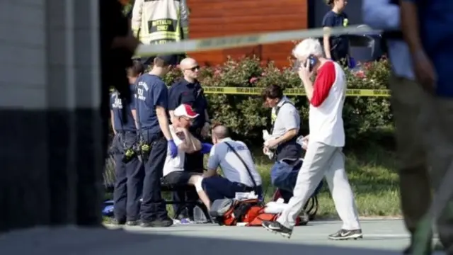 At least 25 Republicans were at the practice