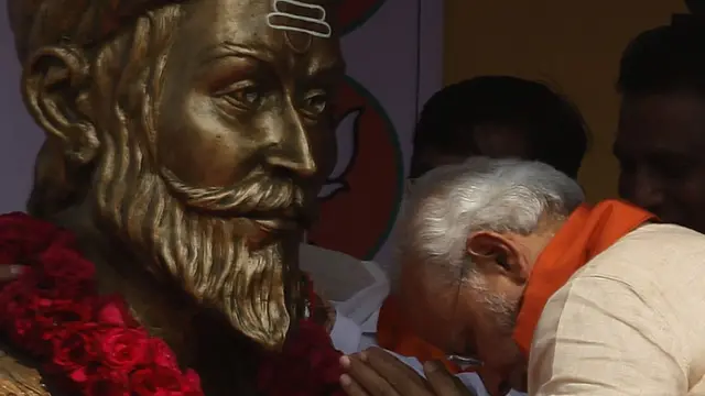 छत्रपती शिवाजी महाराज, पंतप्रधान नरेंद्र मोदी, राजकारण