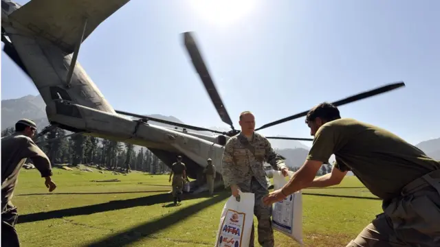 پاکستان میں امریکی فوج کی امداد سرگرمیاں