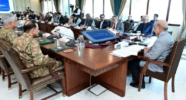 ایس آئی ایف سی کی جولائی 2023 میں ہونے والی میٹنگ جس کی صدارت شہباز شریف نے کی