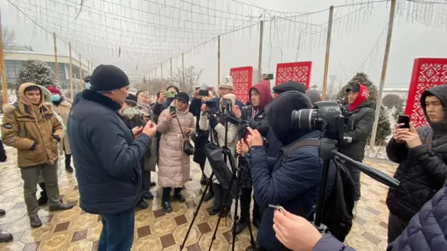 Ош шаарындагы митинг