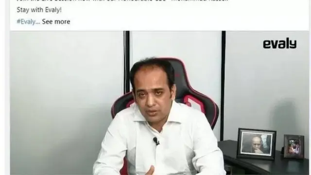 ইভ্যালির প্রধান নির্বাহী কর্মকর্তা মোহাম্মদ রাসেল