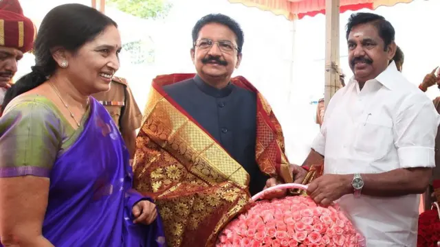 தமிழகத்தின் புதிய ஆளுனராக பன்வாரிலால் புரோஹித் பொறுப்பேற்பு