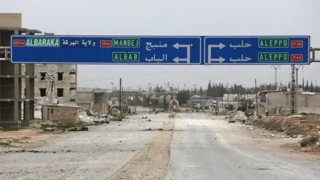 مسیر راه به سوی حلب، منبج، الباب