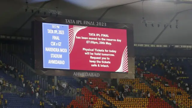 बारिश के कारण रविवार को नहीं खेला गया था फ़ाइनल, IPL2023Finals