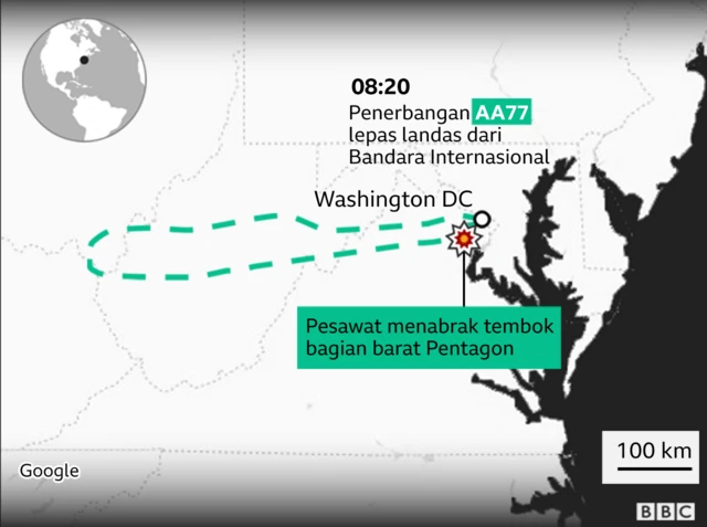 pesawat ke pentagon