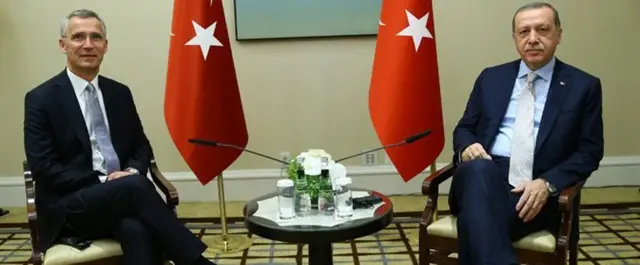 NATO Genel Sekreteri Jens Stoltenberg ve Cumhurbaşkanı Recep Tayyip Erdoğan