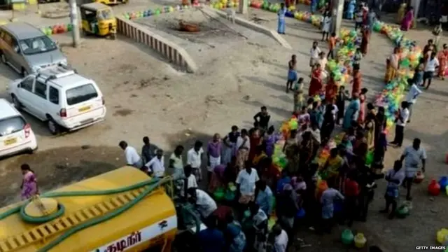 ਚੇਨੱਈ ਵਿੱਚ ਪਾਣੀ ਦੀ ਕਮੀ