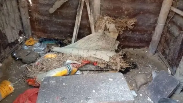 ২০২১ সালে সুনামগঞ্জের শাল্লায় হিন্দু সম্প্রদায়ের বাড়িঘরে হামলা চালানো হয়েছিল (ফাইল ছবি)