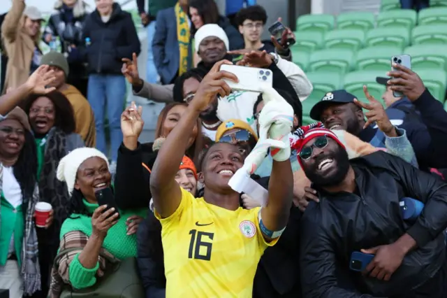 Chiamaka Nnadozie and fans